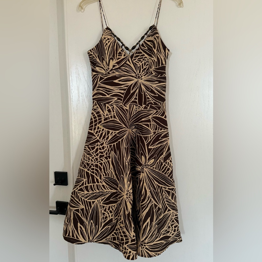 Safari pattern sundress